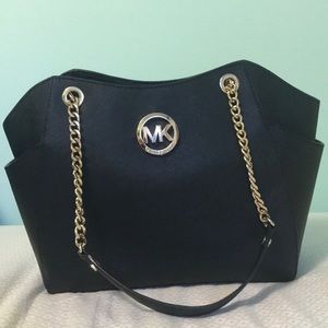 MK Black and Gold Handbag